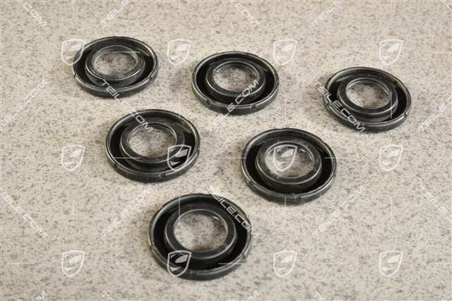 Repair set / kit, 1 set 6pcs. protective caps 30 mm piston for fixed calliper, front axle