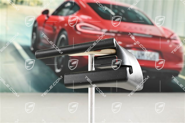 Front seat rail cover, L