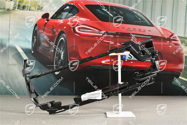 Front bumper, side ventilation grille, Black matte, L