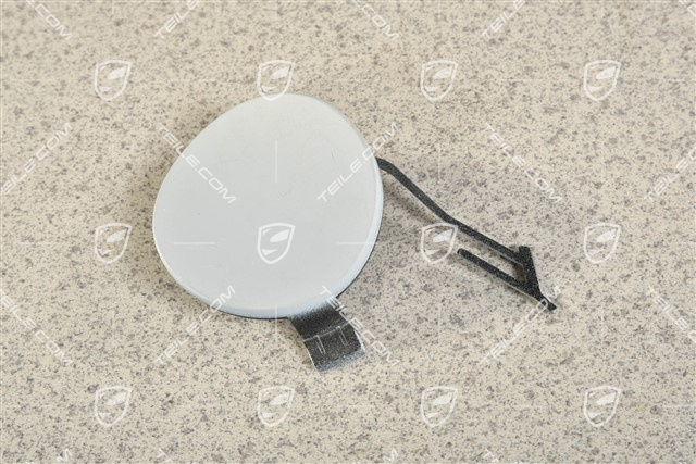 Towing hook lug cover / cap / trim, front bumper basic, R