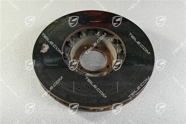 PCCB tarcza hamulcowa ceramiczna, 20" / 420mm, uszkodzona, R