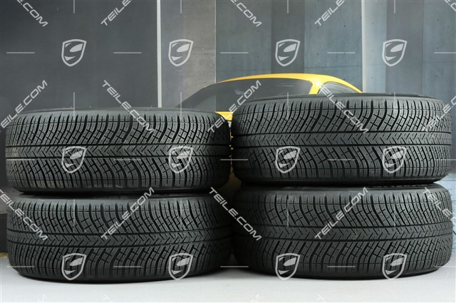 19-inch Cayenne S winter wheel set, rims 8,5J x 19 ET47 + 9,5J x 19 ET54 + NEW Michelin winter tyres 255/55 R19 + 275/50 R19, with TPMS