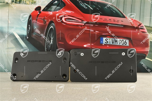 Turbo, Front and rear bumper number / Licence plate support, Japan