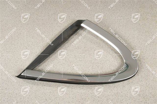 Zierleiste, Seitenscheibe, hinten, Aluminium, R