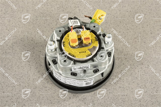 Poduszka bezpieczeństwa / Airbag, kierownicy, skóra, szary USA