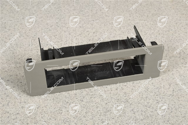 Frame for heating and air condition, Leather, Graphite grey