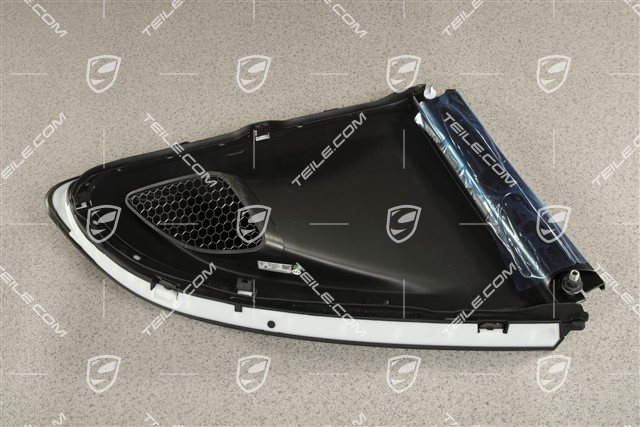GT4RS, Weissach Paket, Abdeckung Seitenfenster Lufteinlass, carbon glanzend, L