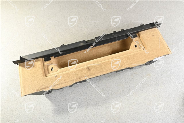 Blende Schlossträger / Schlossabdeckung, Unten, Luxorbeige