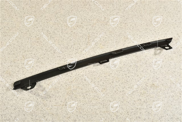 Front bumper disc / trim centre, Black gloss, L