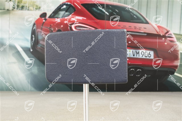 Cover Ashtray, Leather, Marine blue