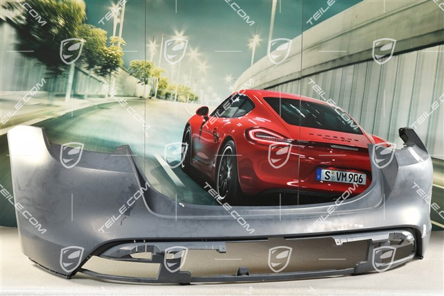 Rear bumper lining with Park assist sensor holes