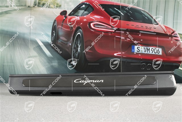 Blenden/Einstiegleisten, mit Beleuchtung, Carbon, "Cayman", Satz, L+R