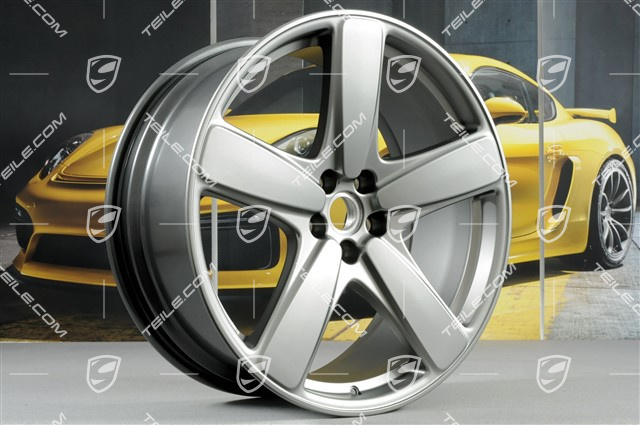 21" Sport Classic Felgensatz, 9J x 21 ET26 + 10J x 21 ET19, Platinum-Seidenmatt