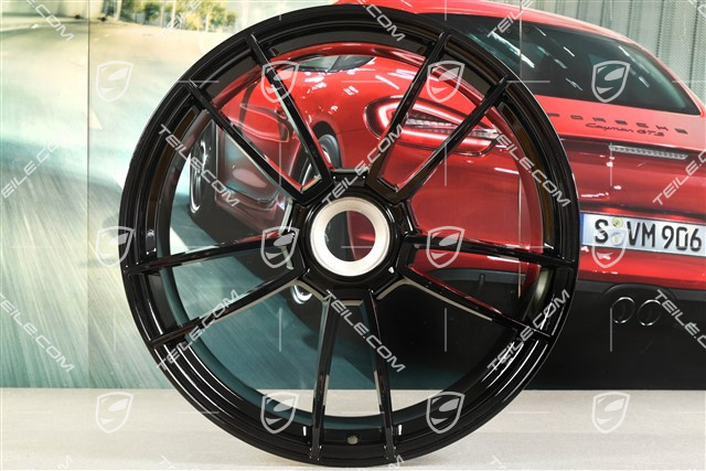 21-inch Turbo S wheel rim, 11,5J x 21 ET67, black high gloss