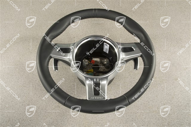 Sportlenkrad PDK mit Paddle, Sport Chrono, Leder, Schwarz