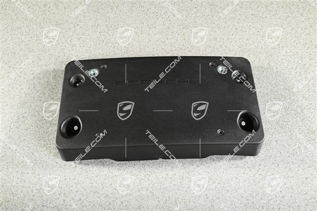 Front bumper number / Licence plate support, Black matte, GT2 RS