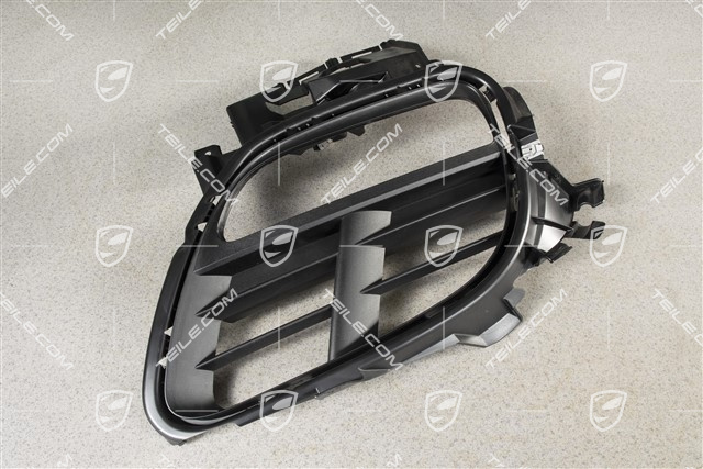Side ventilation grille / retaining frame, black, Diesel, L