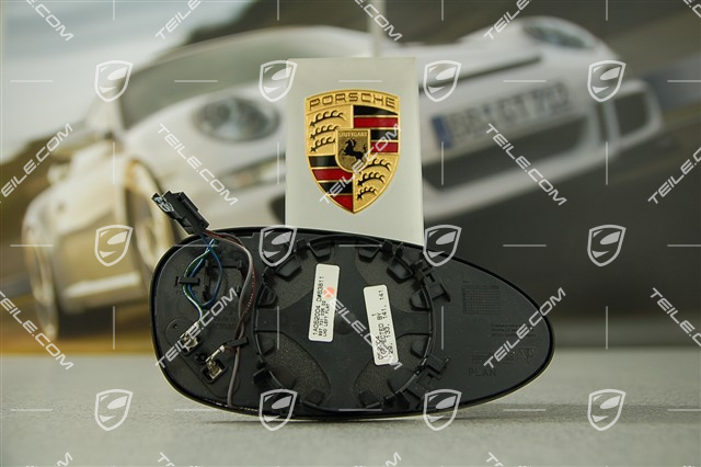 Spiegelglas, plan, automatisch abblendbar, beheizbar
