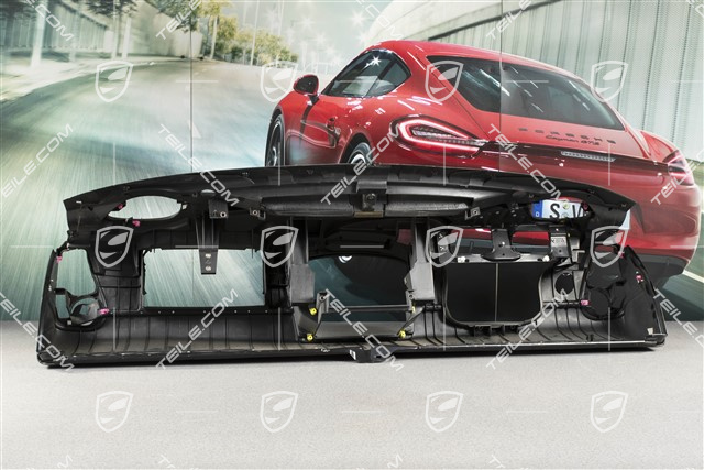 Dashboard trim, leatherette, black