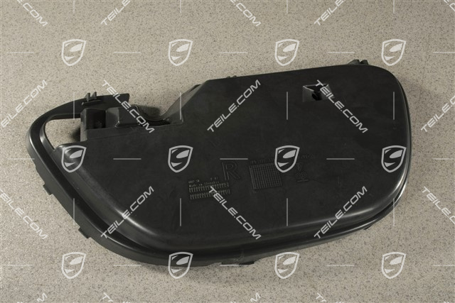 Air duct / guide Turbo / GTS, Satin black, R