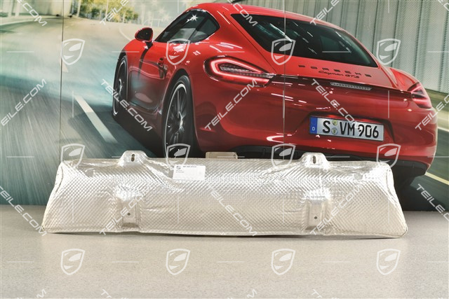 Heat protection, rear bumper, Turbo