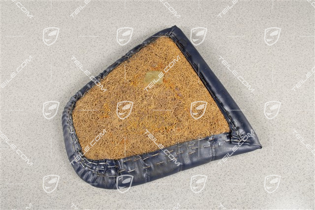 Notsitzkissen, Kunstleder, Cobaltblau, R