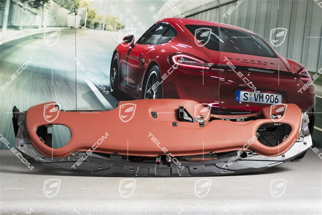 Dashboard trim, Glove box, leather, Boxster red