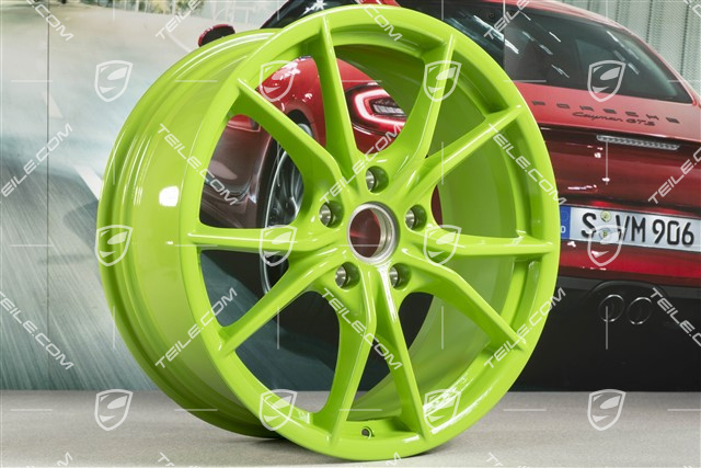 20" Felge Carrera S (IV), 8,5J x 20 ET49, Lizard green