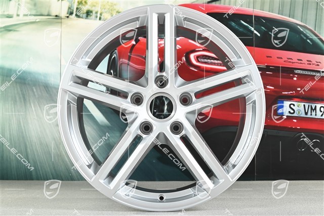 19" Felga Panamera, 9J x 19 ET64, brylantowy srebrny