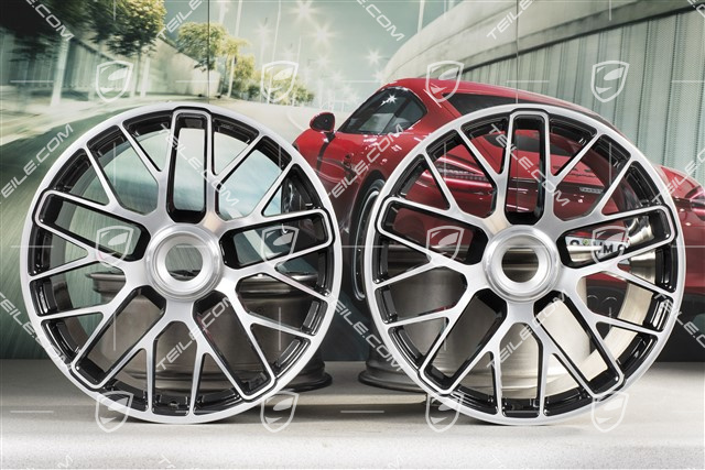 20" Felgensatz Turbo S, Zentralverschluss, 8,5J x 20 ET51 + 11J x 20 ET59
