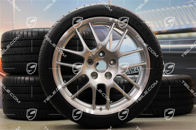 20" Komplet kół letnich RS Spyder Design, felgi 9,5J x 20 ET65 + 11J x 20 ET 68 + opony 255/40 ZR 20 + 295/35 ZR 20