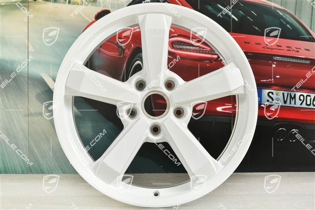 19+20" Felgensatz Dakar, Felgen: vorne 8J x 19 ET38 + hinten 11,5J x 20 ET68, in Weiss