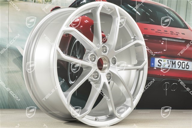 20" Felga GT4, 8,5J x 20 ET61, srebrny "blilliant silver"