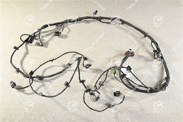 Wiring harness / Cable loom for rear bumper, parking assistant / Real Top View