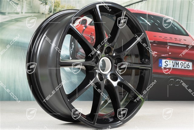 20" Cayenne Design Felgensatz, 10,5J x 20 ET64 + 9J x 20 ET50, schwarz hochglanz