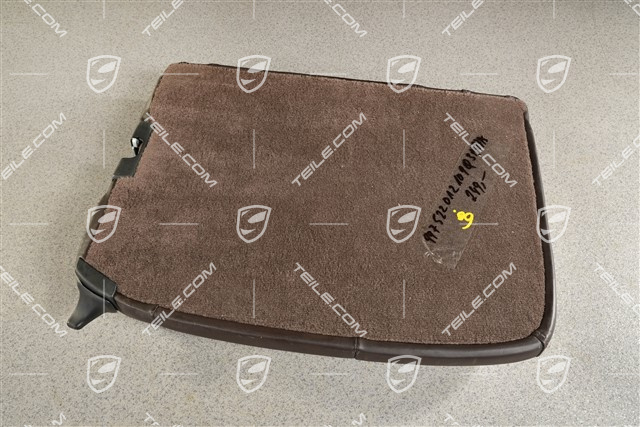 Back seat backrest, Cabrio, Leather, Cocoa, R