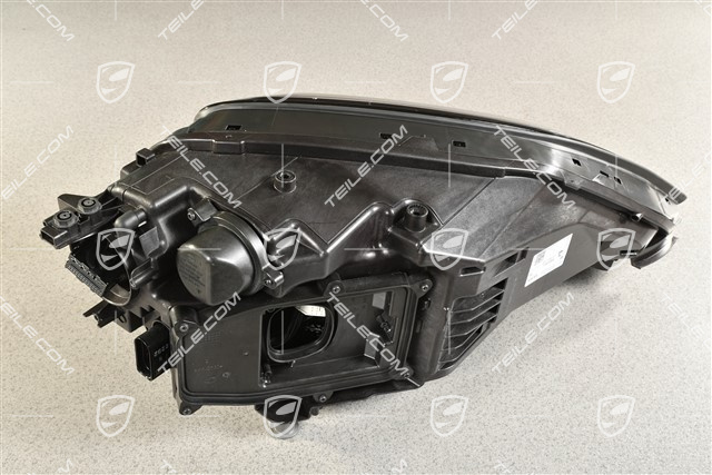 LED Headlamp with variable light distribution, L