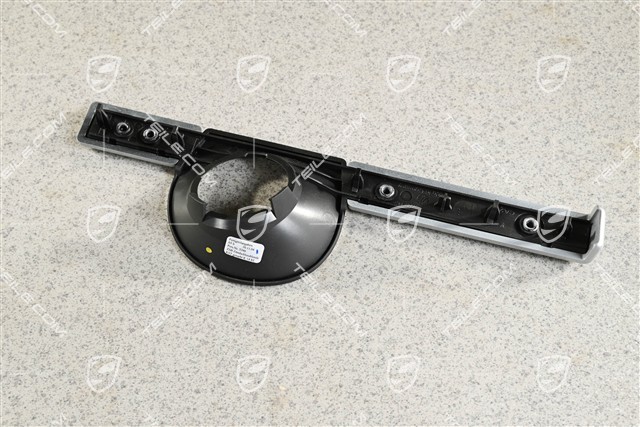 Trim. Ignition switch, Silver matte / Black