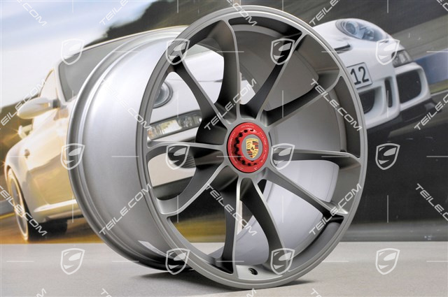 20" Felgensatz GT3, 9J x 20 ET55 + 12J x 20 ET47, in Platinum (seidenmatt)