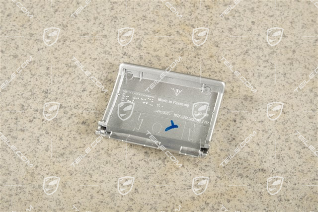 Dashboard / cup holder trim moulding, LHD, Galvano silver, L
