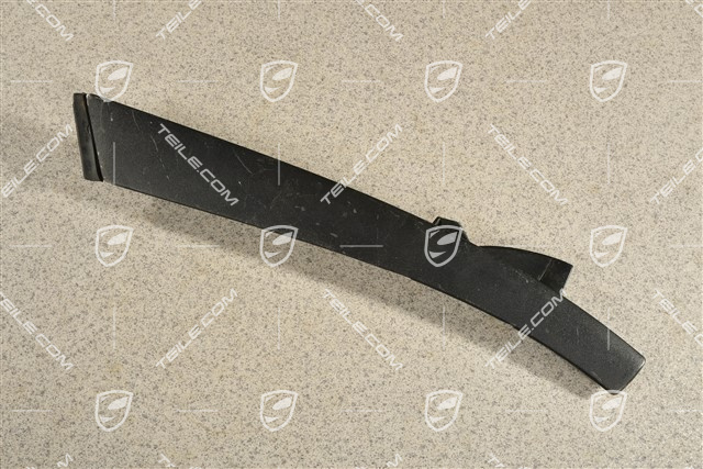 Convertible top frame, retaining trim, R