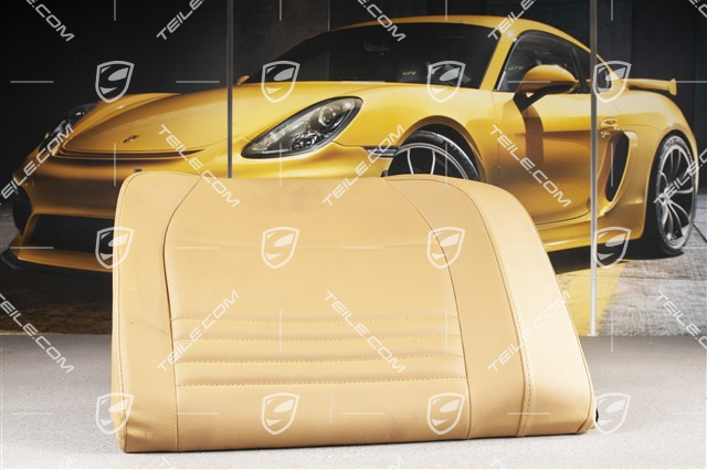 Back seat backrest, Rear, Leatherette, Savanna beige, Convertible, R