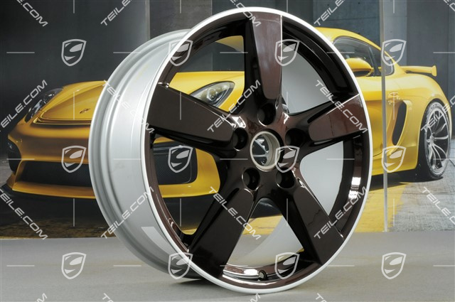 19" Felga Cayman S, 8J x 19 ET57, Mahogany Metallic