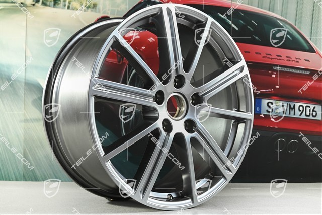20" Felga Panamera Turbo, 10,5J x 20 ET71, Adamantium
