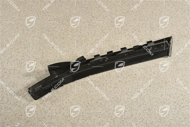 Convertible top frame, retaining trim, R