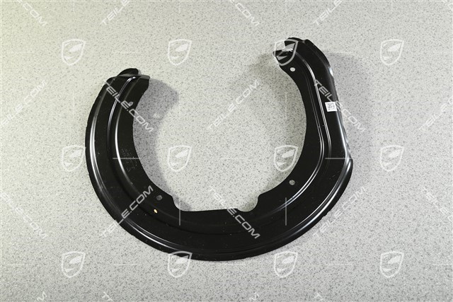 Rear axle disc brake protective plate, R