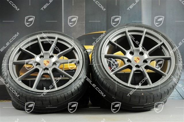 20" Spyder summer wheel set, rims 8.5J x 20 ET57 + 10.5J x 20 ET47 + NEW Pirelli summer tyres 235/35 ZR20 + 265/35 ZR20