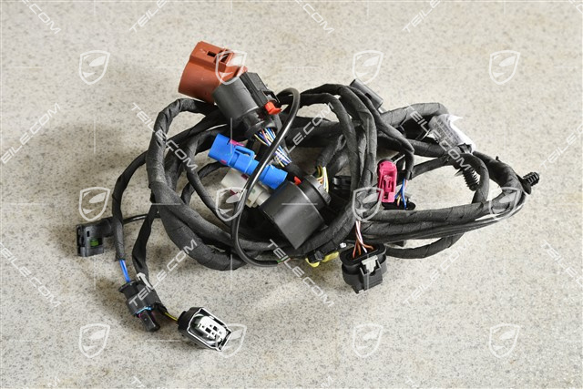 Kabelstrang / Kabelbaum Real Top View, Stoßstange Vorne, Turbo S, R