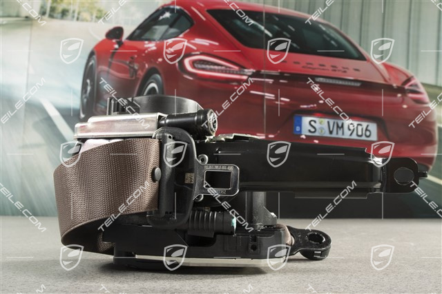 Cabrio, Sicherheitsgurt, Trüffelbraun, L