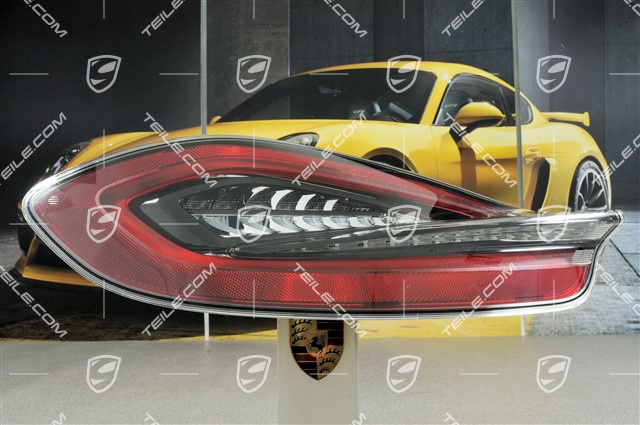 Rear light, darkened, L
